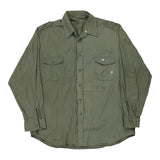 Vintage khaki Unbranded Shirt - mens x-large