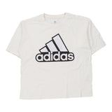 Vintage white Adidas T-Shirt - mens small
