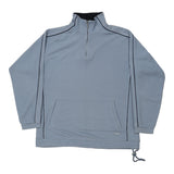 Vintage blue Champion 1/4 Zip - mens medium