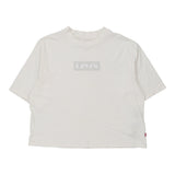 Vintage white Levis T-Shirt - womens medium