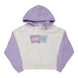 Vintage white Levis Hoodie - womens x-small