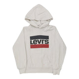 Vintage white Levis Hoodie - mens xx-small