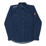 Vintage dark wash Repsol Denim Shirt - mens large