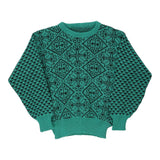 Vintage green Unbranded Jumper - womens medium