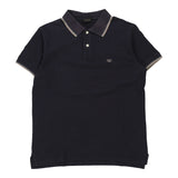 Vintage navy Valentino Polo Shirt - mens large