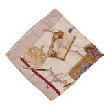 Vintage beige Hermes Scarf - womens no size