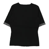 Vintage black Moschino T-Shirt - womens medium