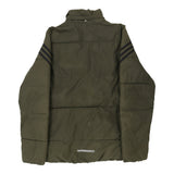 Age 11-12 Adidas Puffer - Medium Khaki Polyester Blend