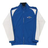 Age 11-12 Champion Track Jacket - Large Blue Polyester