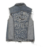 Vintage blue Mp Denim Gilet - womens large