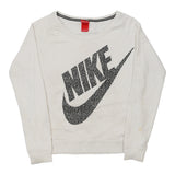 Vintage white Nike Sweatshirt - womens small
