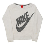 Vintage white Nike Sweatshirt - womens small