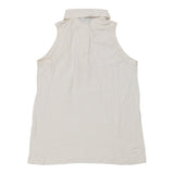 Vintage white Sergio Tacchini Polo Top - womens medium