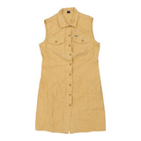 Vintage yellow Colmar Shirt Dress - womens medium