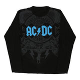 Vintage black Ac/Dc Sweatshirt - mens large