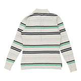 Vintage white Sergio Tacchini Long Sleeve Polo Shirt - womens small