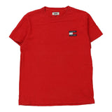 Vintage red Tommy Jeans T-Shirt - mens large