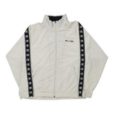 Vintage white Champion Track Jacket - mens large