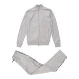 Vintage grey Velour Emporio Armani Full Tracksuit - womens x-small