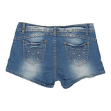 Hanel Haute Denim Shorts - 30W UK 6 Blue Cotton