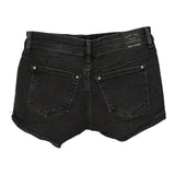 Vintage black Mango Denim Shorts - womens xx-small