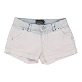 Miss & Max Denim Shorts - Large Acid Wash Cotton