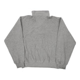 Russell Athletic 1/4 Zip - Medium Grey Cotton Blend