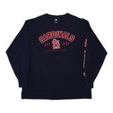 St. Louis Cardinals Mlb Long Sleeve T-Shirt - XL Navy Cotton