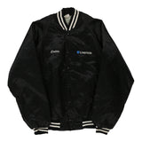 Vintage black Made in USA Hartwell Varsity Jacket - womens medium