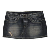 Vintage dark wash Benetton Denim Skirt - womens 34" waist