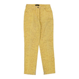 Vintage yellow Luisa Spagnoli Trousers - womens 30" waist