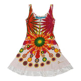 Vintage multicoloured Desigual Dress - womens medium