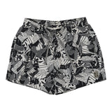 Vintage black & white Nike Swim Shorts - womens large