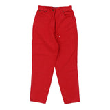 Vintage red Henry Cottons Trousers - womens 26" waist