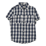 Vintage blue Abercrombie & Fitch Short Sleeve Shirt - mens medium