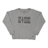 Vintage grey Loose Fit Napapijri Sweatshirt - womens x-small