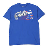 Kyle Larson Nascar T-Shirt - Medium Blue Cotton