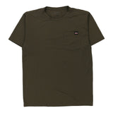 Vintage khaki Dickies T-Shirt - mens medium