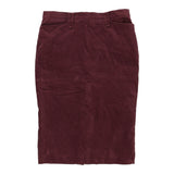 Vintage burgundy Dolce & Gabbana Midi Skirt - womens 28" waist