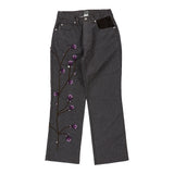 Vintage grey Les Copains Trousers - womens 26" waist