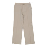 Vintage beige Dupont Trousers - womens 32" waist