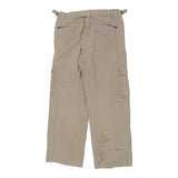 Vintage beige Sergio Tacchini Cargo Trousers - mens 32" waist