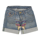 Vintage blue Unbranded Denim Shorts - womens small