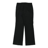 Vintage Love Moschino Flared Trousers - 30W UK 10 Black Cotton