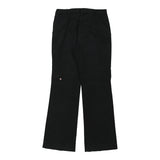 Vintage Love Moschino Flared Trousers - 30W UK 10 Black Cotton