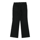 Vintage Love Moschino Flared Trousers - 30W UK 10 Black Cotton