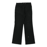 Vintage Love Moschino Flared Trousers - 30W UK 10 Black Cotton