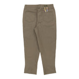 Vintage khaki Love Moschino Trousers - womens 34" waist