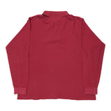 Vintage pink Lacoste Long Sleeve Polo Shirt - mens x-large