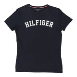 Vintage navy Tommy Hilfiger T-Shirt - mens medium